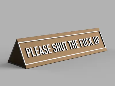 Ultimate Desk Sign|Interchangeable & Customisable