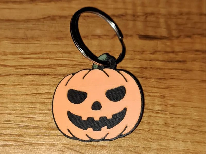 Porte-clés Citrouille Halloween