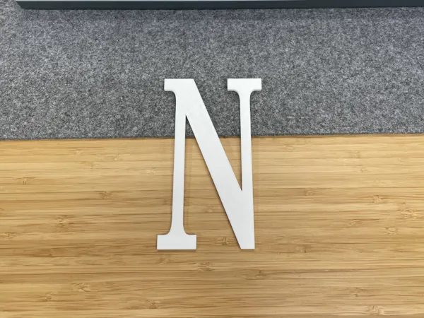 Lettre décorative N