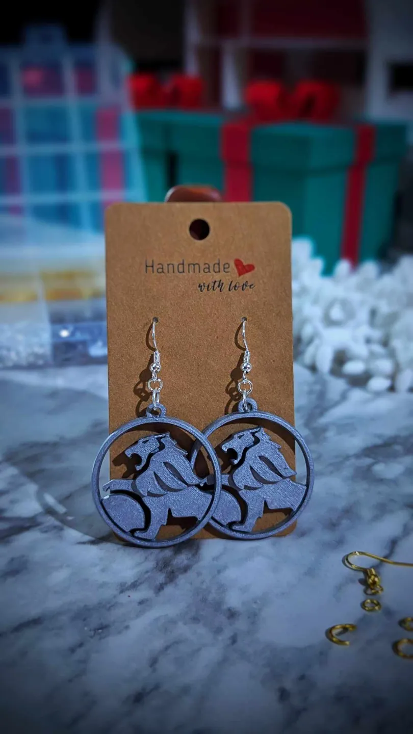 Holden Badge Earrings view 2