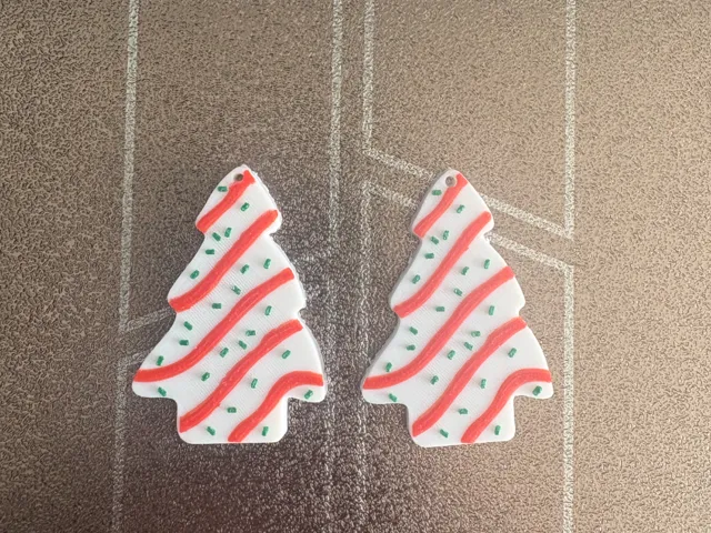 Christmas Tree Cake Earrings