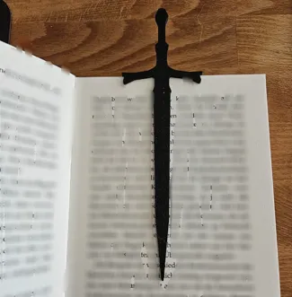 Excalibur Sword Bookmark