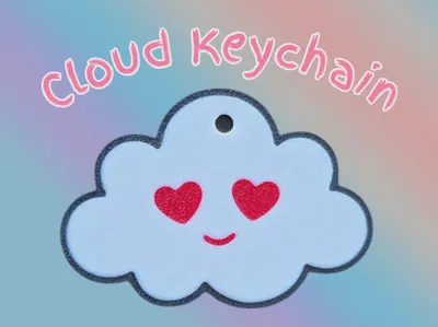 Cute Cloud Keychain (AMS needed)