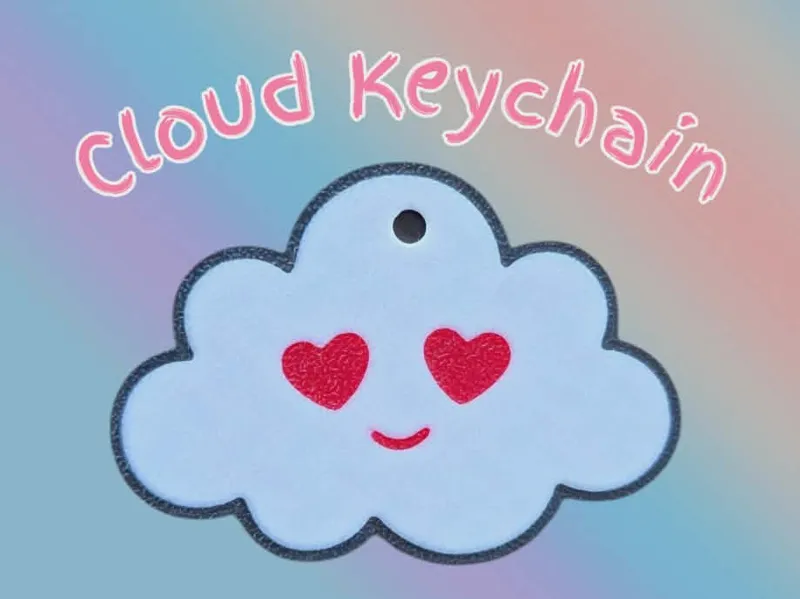 Cute Cloud Keychain (AMS needed)