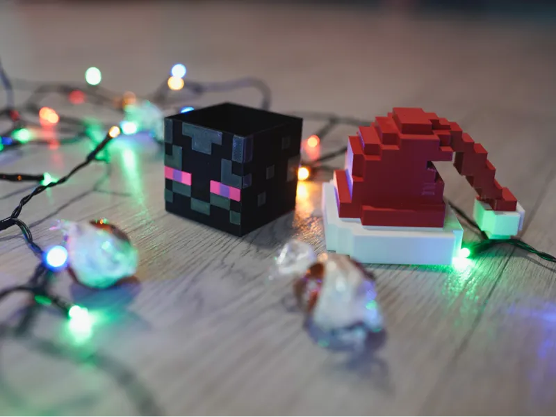 Enderman Head Christmas Box