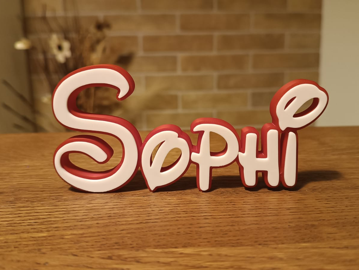 Sophi Name Disney Tag