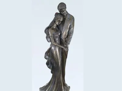 Couple in love dance - figurine. Valentine's day !