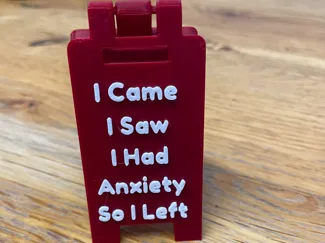 Anxiety sign