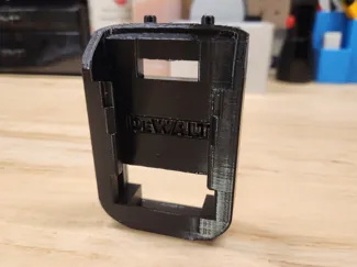 DeWalt Battery Mount For 1/4" MDF Pegboard