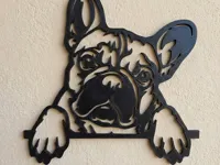 Décoration murale silhouette bouledogue français — photo 3