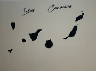 Islas Canarias decoracion pared