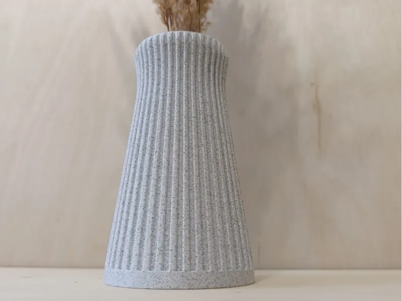 Boho Ribbed Vase