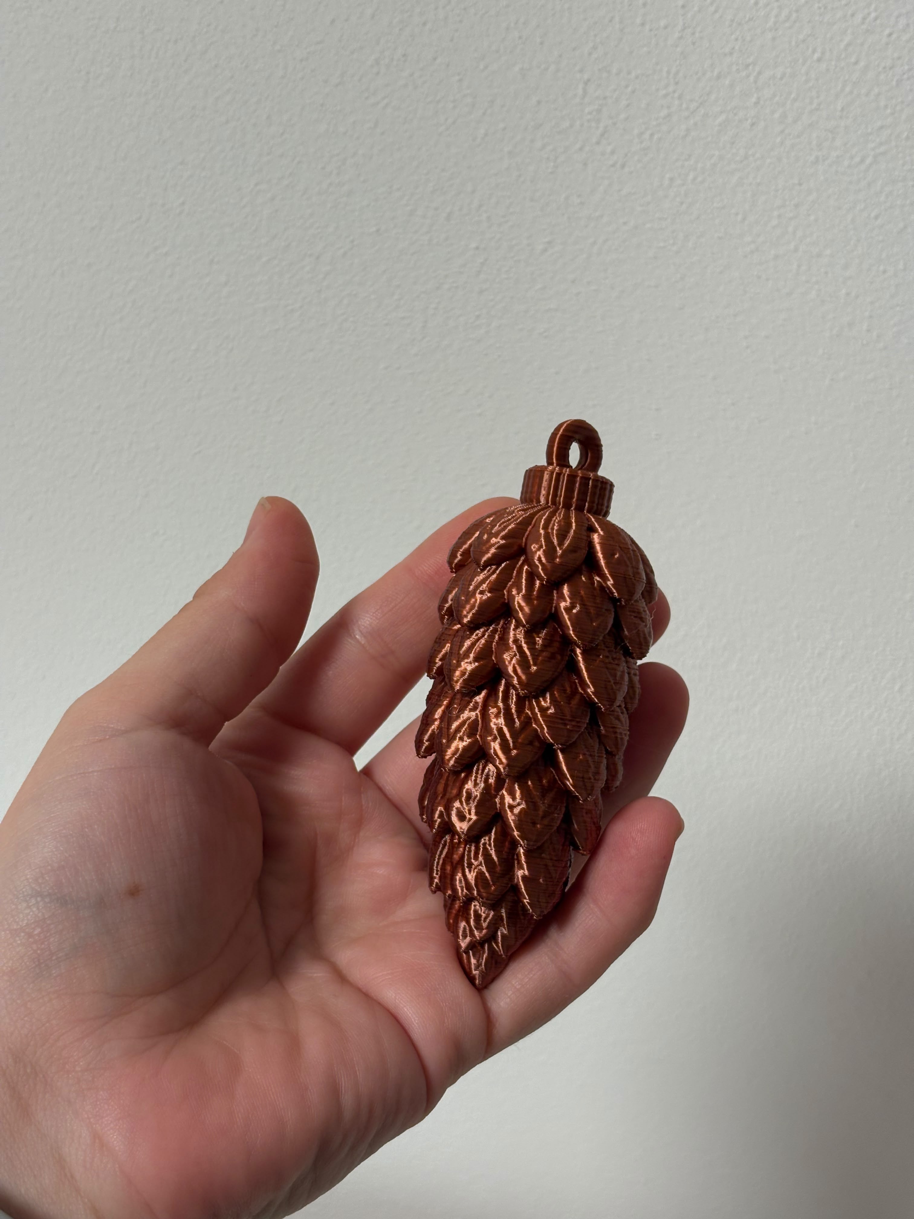 Pinecone Christmas Ornament – Natural Pine Cone - 1