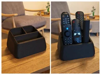 Minimal Remote Caddy – 4 Layouts
