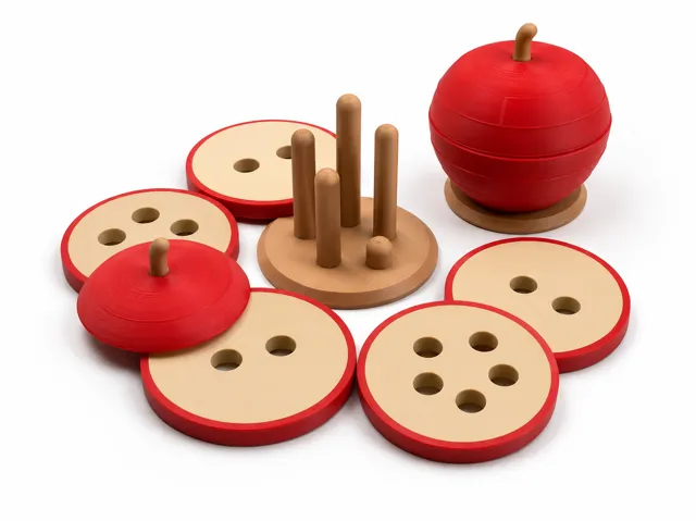 Montessori Apple Puzzle
