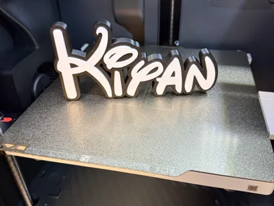 Kiyan - Name Sign Cartoon