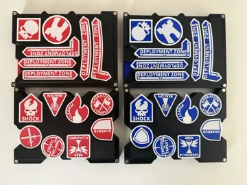 Accesorio para filamento: Sci-fi wargaming token set 11th Edition — vista de referencia 3