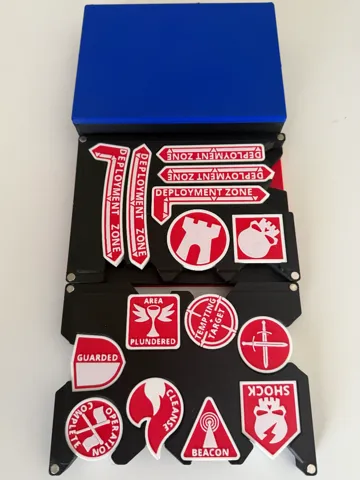Accesorio para filamento: Sci-fi wargaming token set 11th Edition — vista de referencia 2