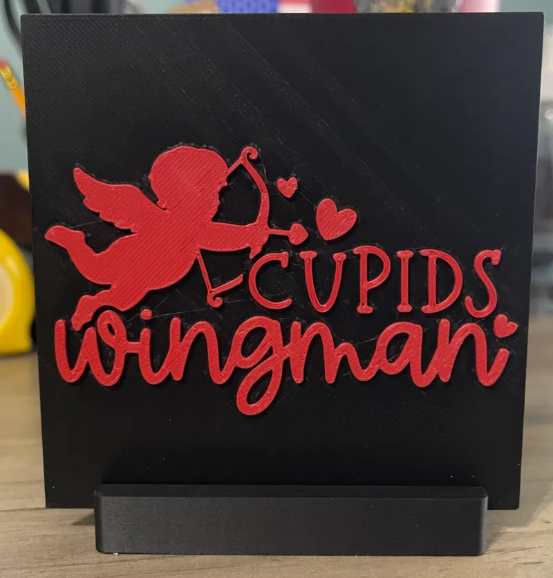 Cupids Wingman Sign