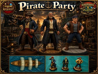 Pirate Party: DnD D&D Pathfinder Mini