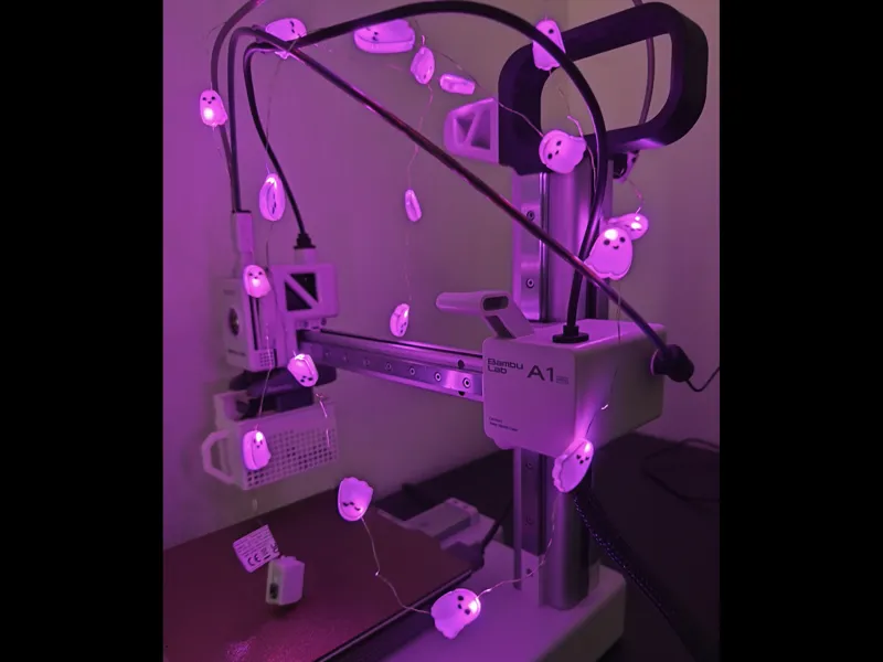 Ghost clips for LED strips