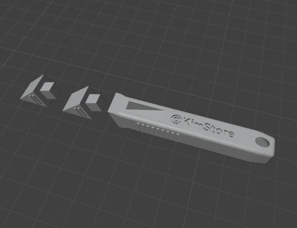 Miniatura 1 do modelo 3D 铲刀（裙边杀手）（SkirtKillerV1.0）