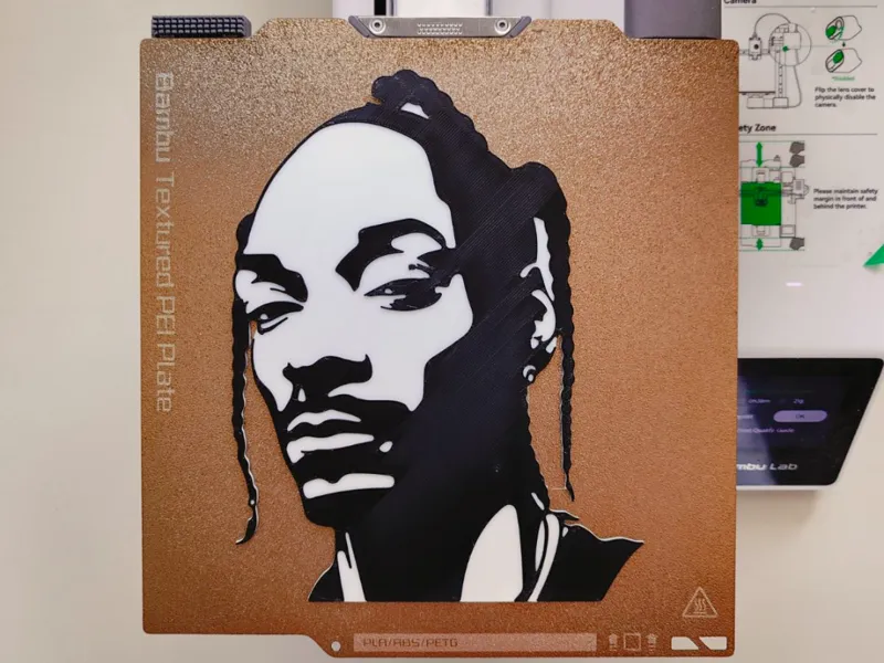 Hip Hop Wallart - Snoop Dogg (NO AMS)