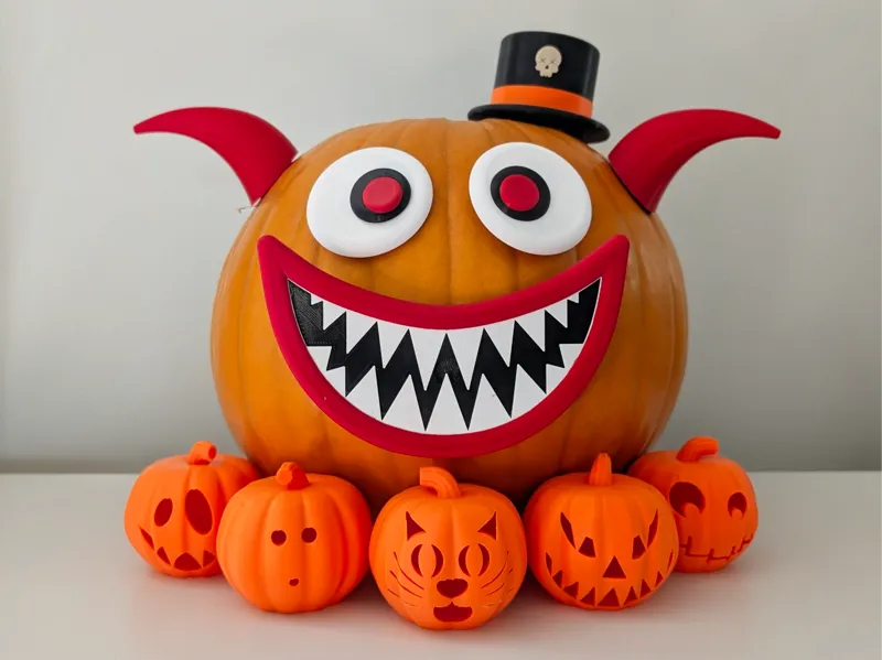 Mr. Pupumpkin Head: No AMS No-Carve Pumpkin Kit