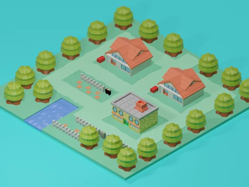 Pallet Town from HeartGold & SoulSilver