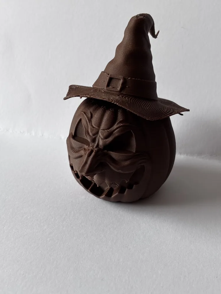 Halloween witch pumpkin - Free 3D Print Model - MakerWorld