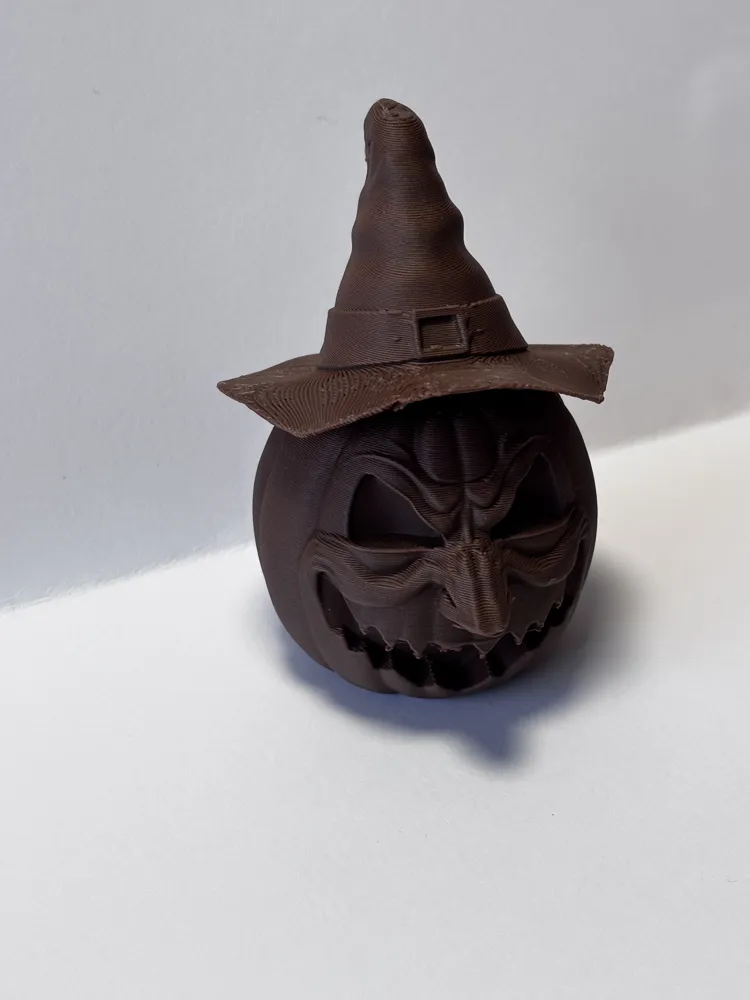 Halloween witch pumpkin - Free 3D Print Model - MakerWorld