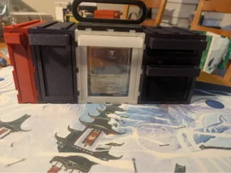 Modular MTG Deck Box for Top Loaders