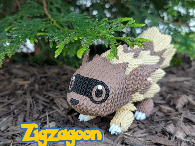Knit Zigzagoon (No AMS!)