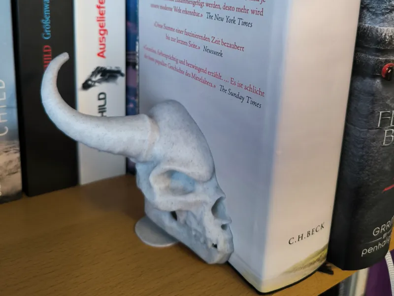 Book support demon skull style. 4 Parts. 