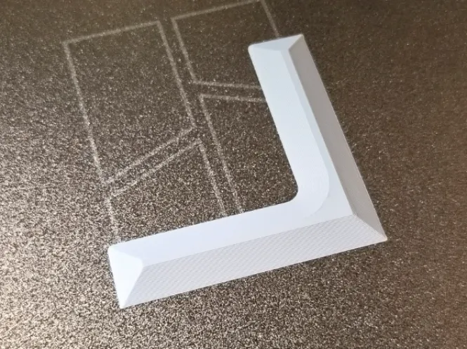 Akryl Abzieher runde Außenecke 5mm Radius