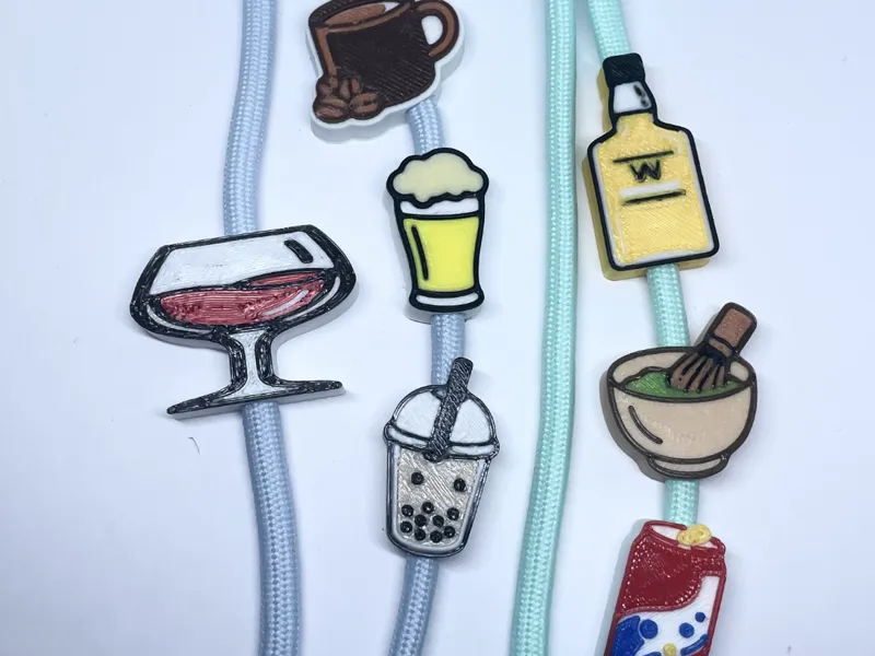 Beverage Series Drawsting Charms (Vertical)