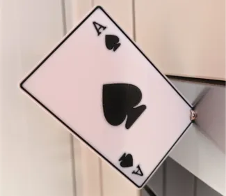 Ace of Spades Fridge Magnet