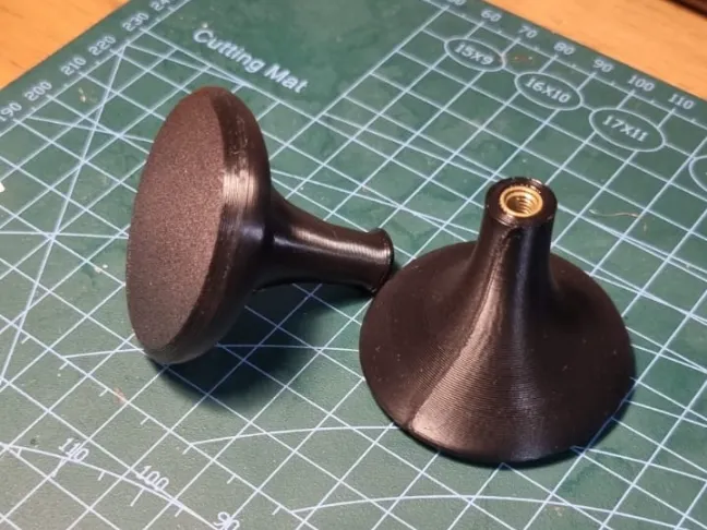 Pot lid handle for 6,3 mm insert, M4 screw