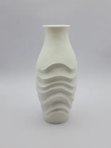 Jarrón decorativo: Sculpted Wave Vase — vista de referencia 3