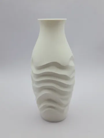 Jarrón decorativo: Sculpted Wave Vase — vista de referencia 4