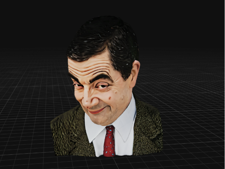 Mr Bean bust