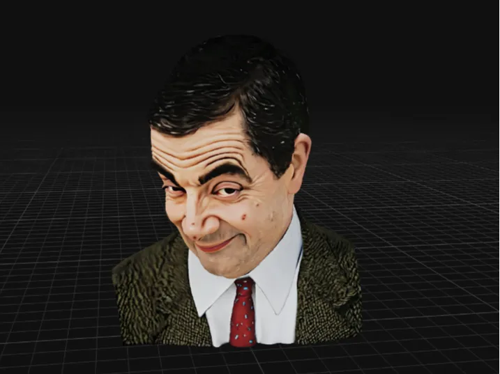 Mr Bean bust