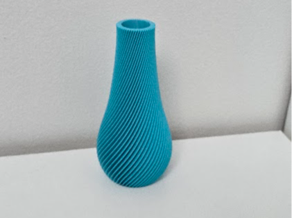 Spiral Twisted Bud Vase