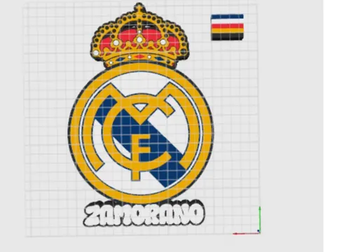 escudo real madrid con nonbre 