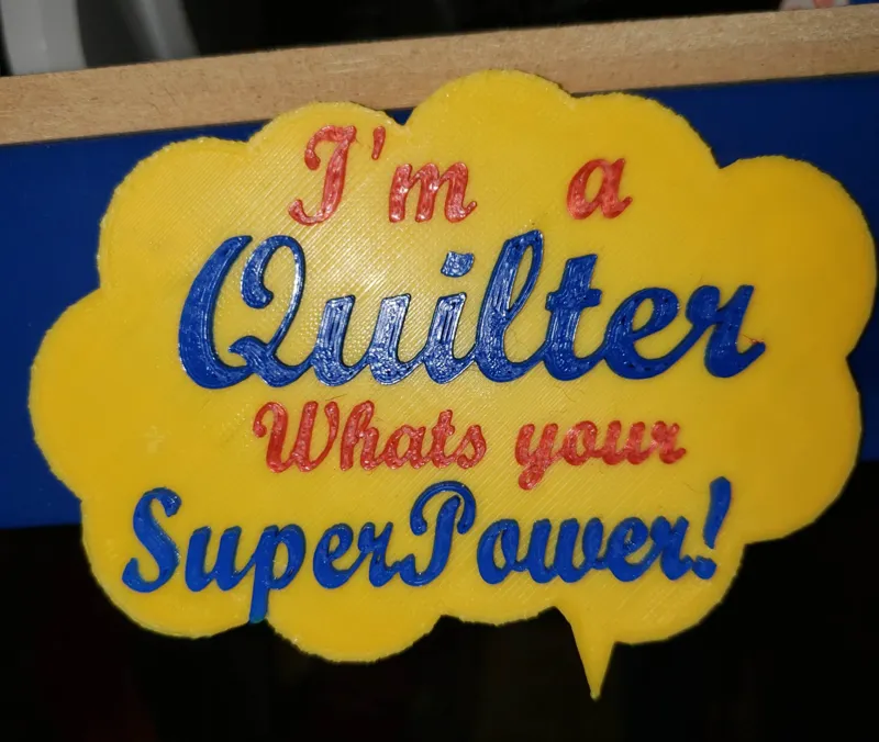 Quilting Superpower Magnet