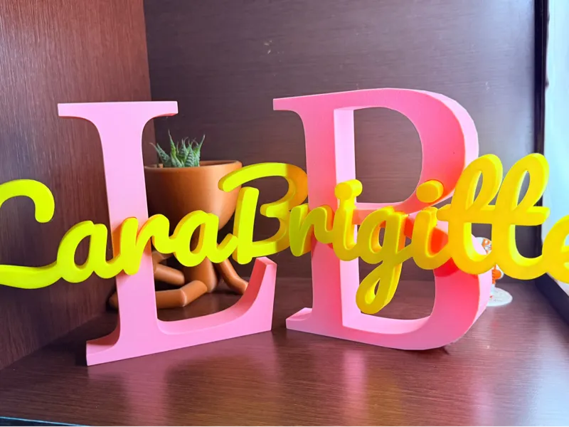 Lara Brigitte Name sign ready to print (NoAMS)