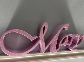 Mary 3D Name Sign 