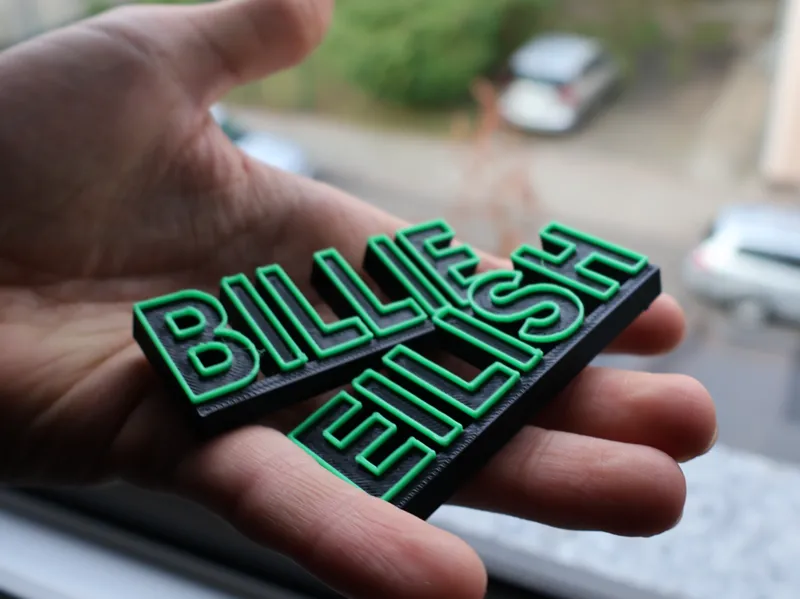 Billie EIlish Stand Logo Text