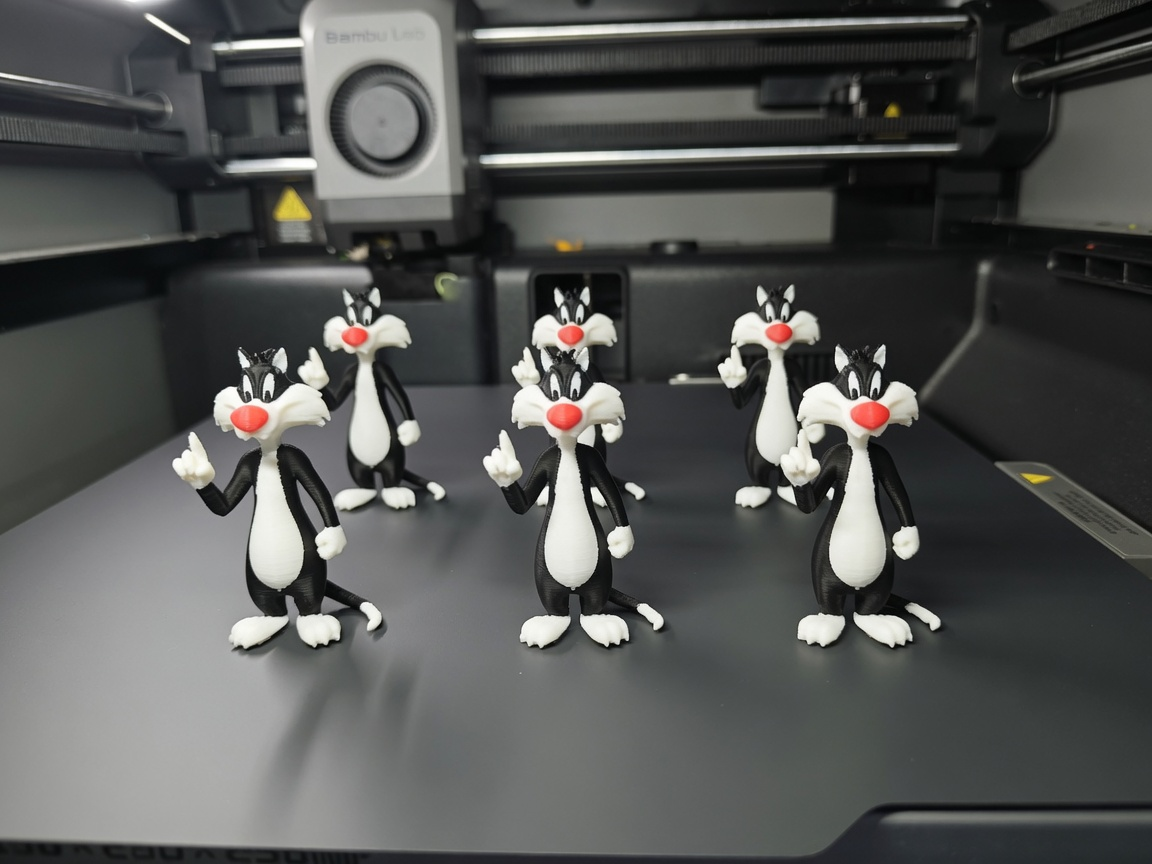 Sylvester Looney Tunes  Keychain Multicolor