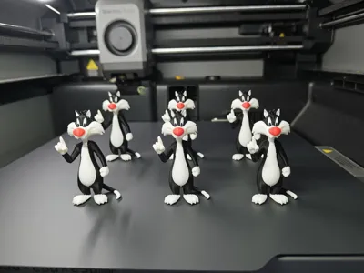 Sylvester Looney Tunes  Keychain Multicolor